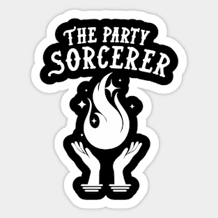 Sorcerer Dungeons and Dragons Team Party Sticker